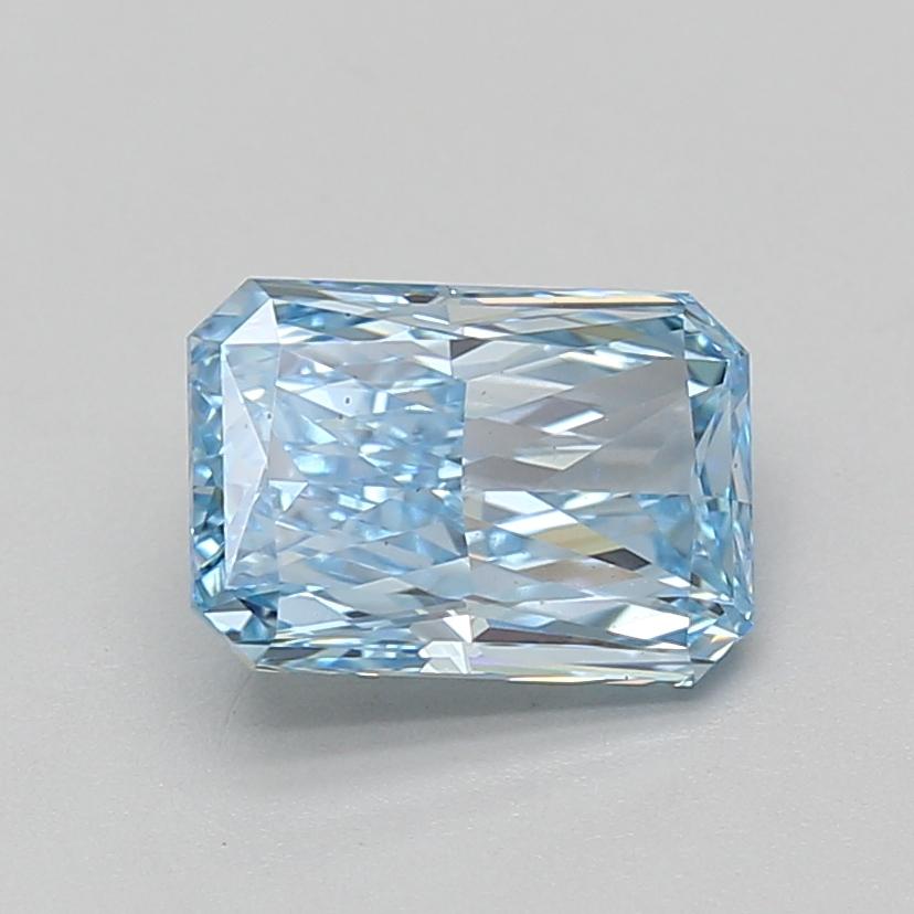 2.08 Ct. Fancy Vivid Blue Radiant Lab Grown Diamond