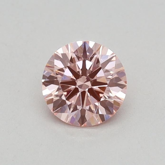 0.28 Ct. Fancy Intense Pink Round Lab Grown Diamond
