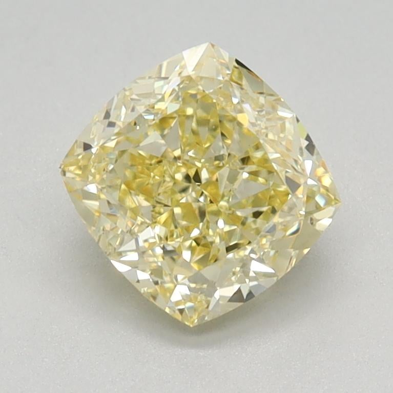 1.06 Ct. Fancy Yellow Cushion Lab Grown Diamond