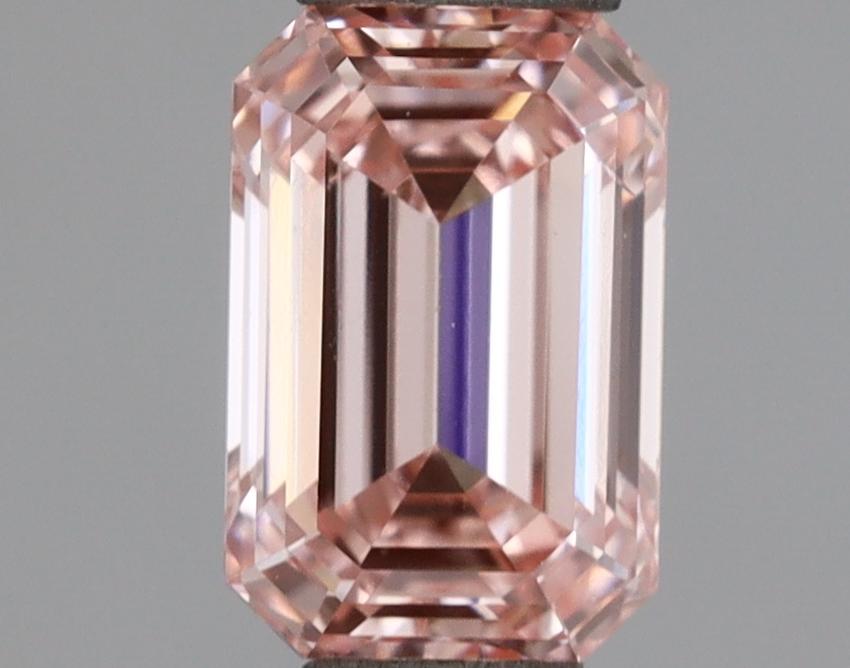 0.70 Ct. Fancy Intense Pink Emerald Lab Grown Diamond