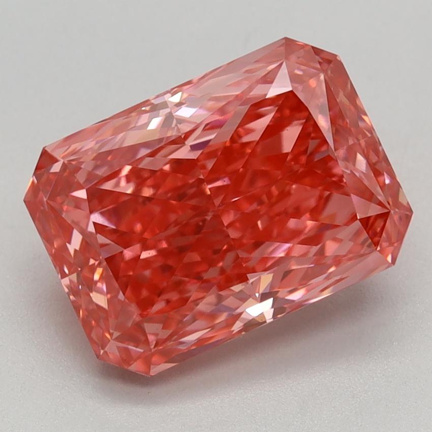 2.51 Ct. Fancy Vivid Pink Radiant Lab Grown Diamond