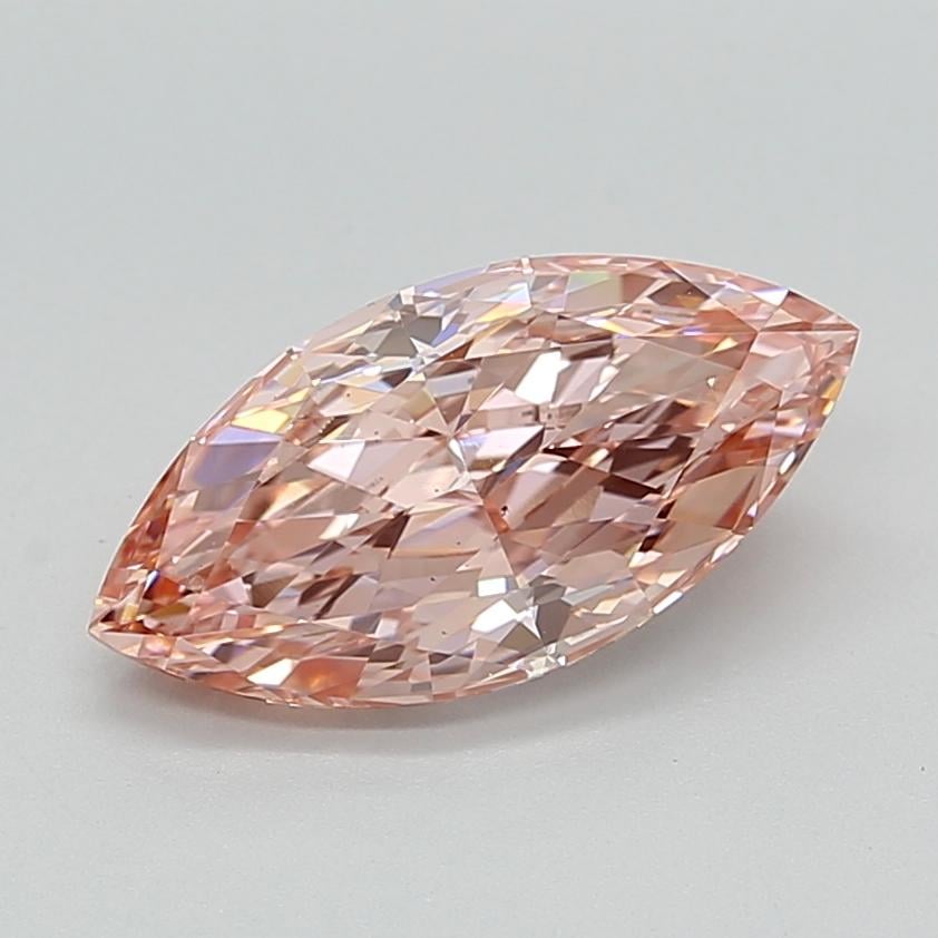2.70 Ct. Fancy Vivid  Pink Marquise Lab Grown Diamond