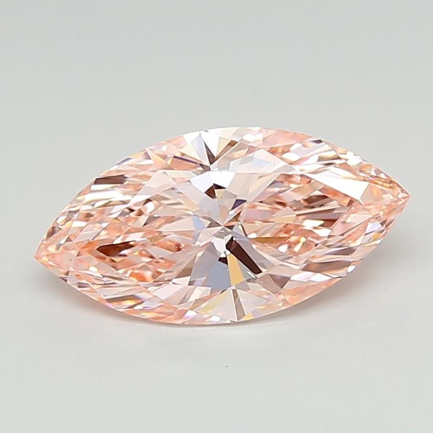 2.50 Ct. Fancy Vivid  Pink Marquise Lab Grown Diamond
