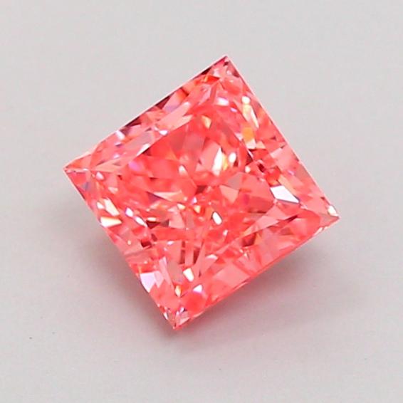1.03 Ct. Fancy Vivid Pink Princess Lab Grown Diamond