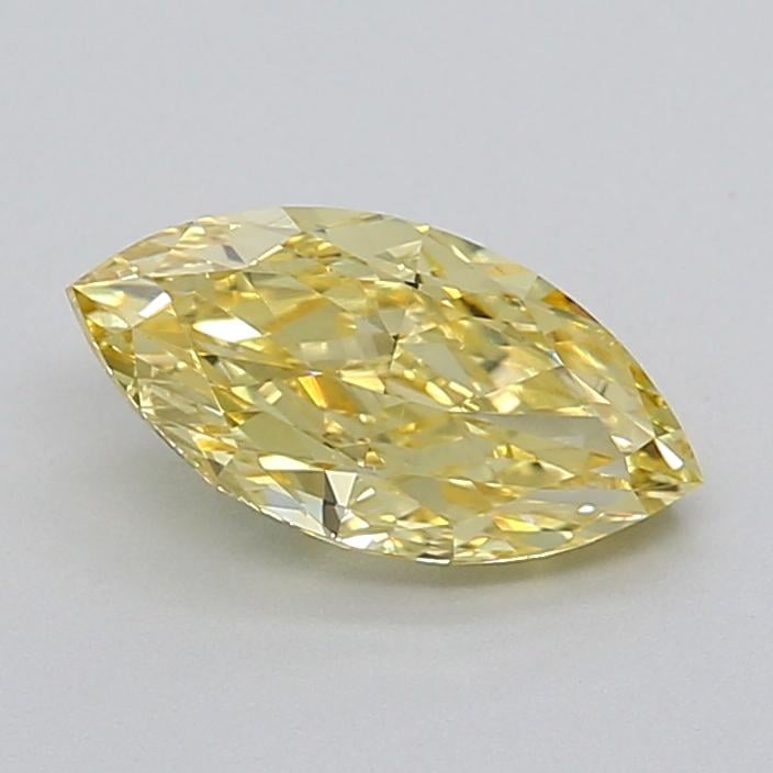 1.06 Ct. Fancy Intense  Yellow Marquise Lab Grown Diamond