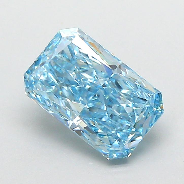 2.02 Ct. Fancy Vivid  Blue Radiant Lab Grown Diamond