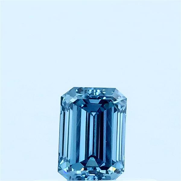 0.29 Ct. Fancy Blue Emerald Lab Grown Diamond
