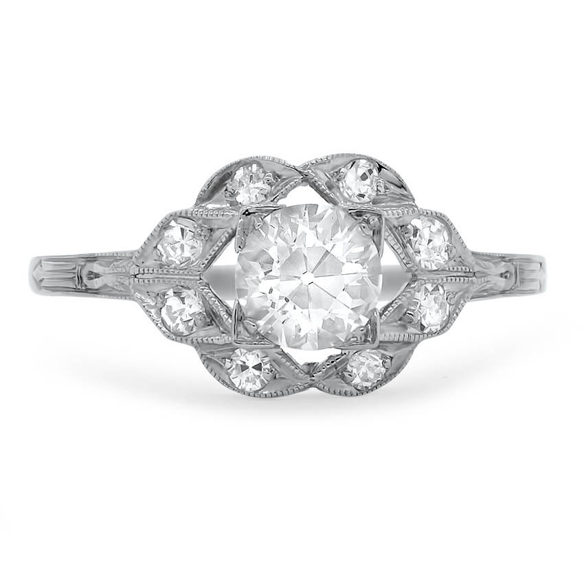 Art Deco Diamond Vintage Ring | Bedelia | Brilliant Earth