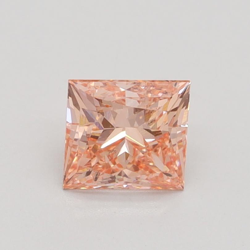 0.90 Ct. Fancy Intense Pink Princess Lab Grown Diamond