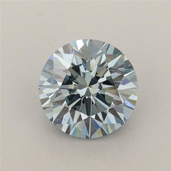 0.61 Ct. Fancy Intense Blue Round Lab Grown Diamond