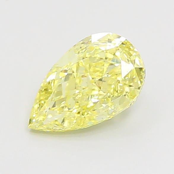 1.08 Ct. Fancy Intense Yellow Pear Lab Grown Diamond