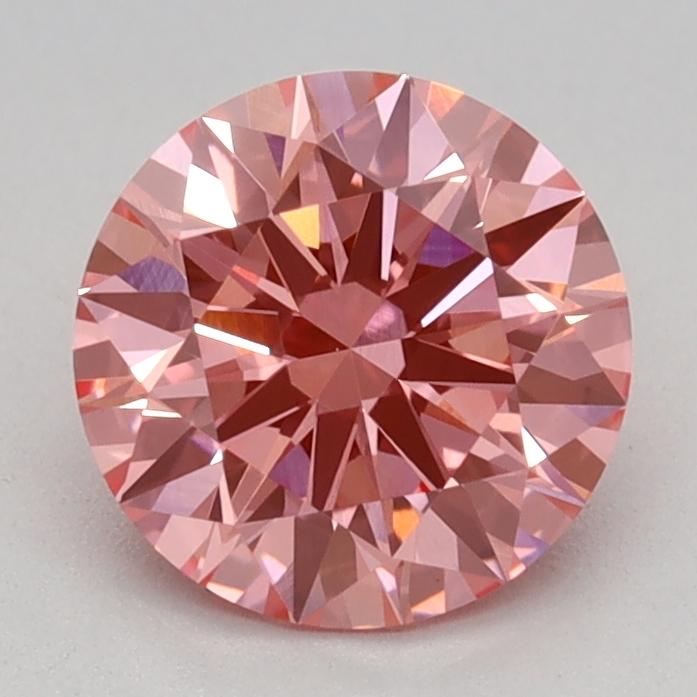 1.05 Ct. Fancy Vivid Pink Round Lab Grown Diamond