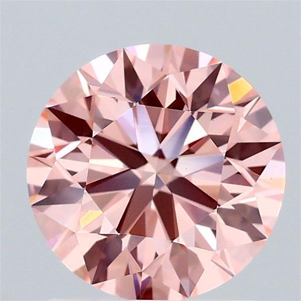 1.45 Ct. Fancy Intense Pink Round Lab Grown Diamond