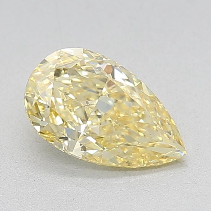 1.10 Ct. Fancy Intense  Yellow Pear Lab Grown Diamond