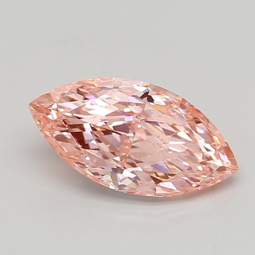 2.64 Ct. Fancy Vivid  Pink Marquise Lab Grown Diamond