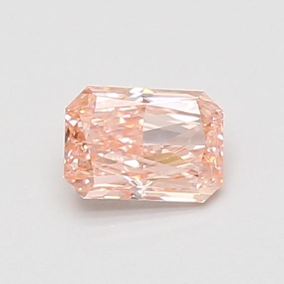 0.52 Ct. Fancy Vivid Pink Radiant Lab Grown Diamond