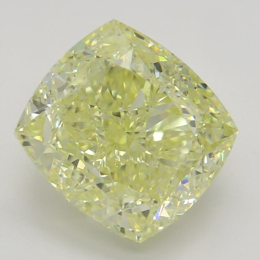 4.52 Ct. Fancy Yellow Cushion Diamond