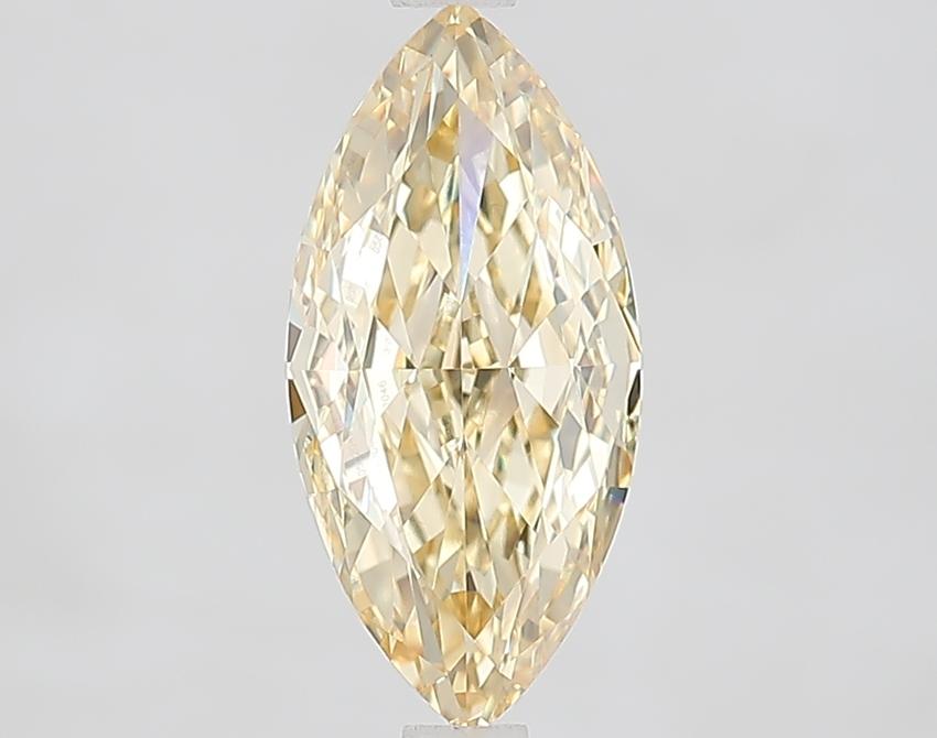 2.57 Ct. Fancy Vivid Green Marquise Lab Grown Diamond