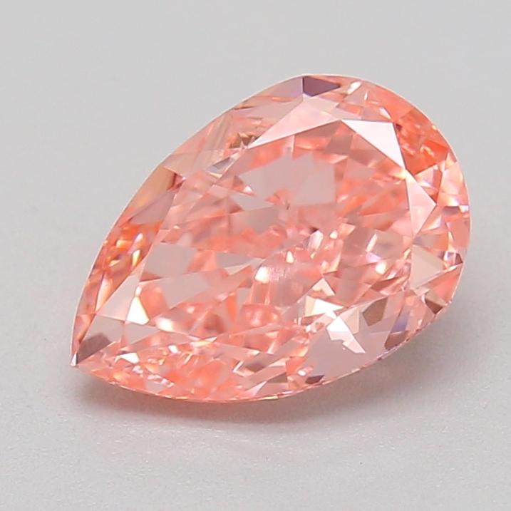 0.75 Ct. Fancy Vivid  Pink Pear Lab Grown Diamond