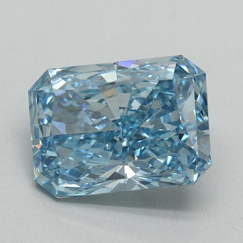 1.70 Ct. Fancy Vivid Blue Radiant Lab Grown Diamond