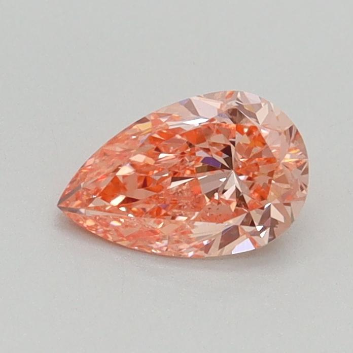 0.53 Ct. Fancy Vivid Pink Pear Lab Grown Diamond