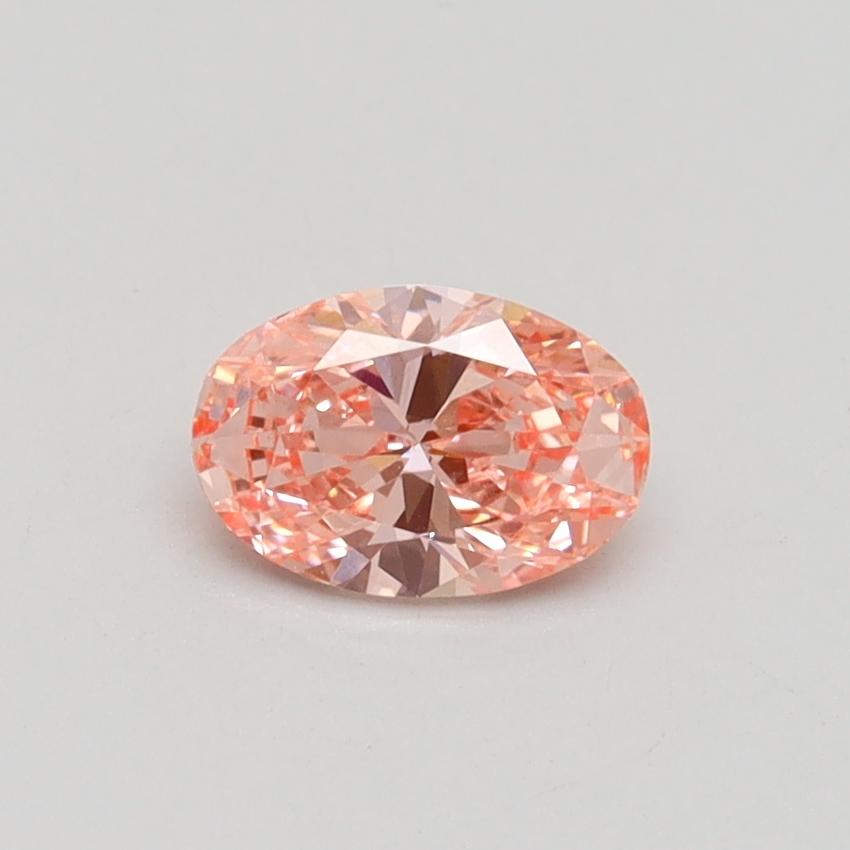 0.50 Ct. Fancy Intense Pink Oval Lab Grown Diamond