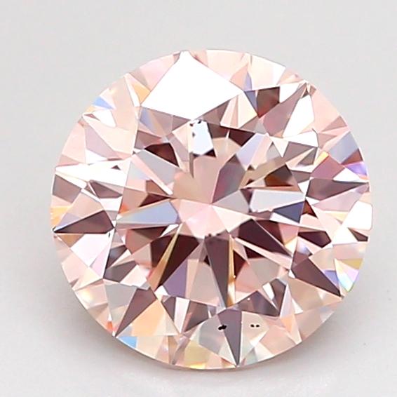 1.68 Ct. Fancy Pink Round Lab Grown Diamond