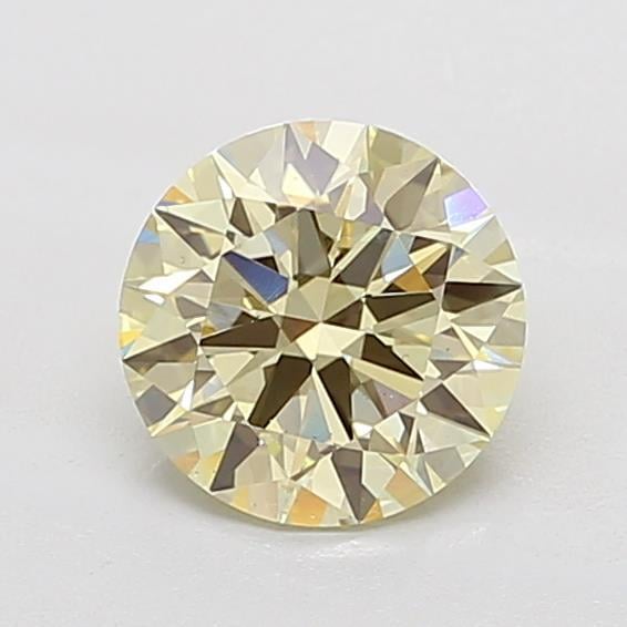 1.73 Ct. Fancy Light Yellow Round Lab Grown Diamond