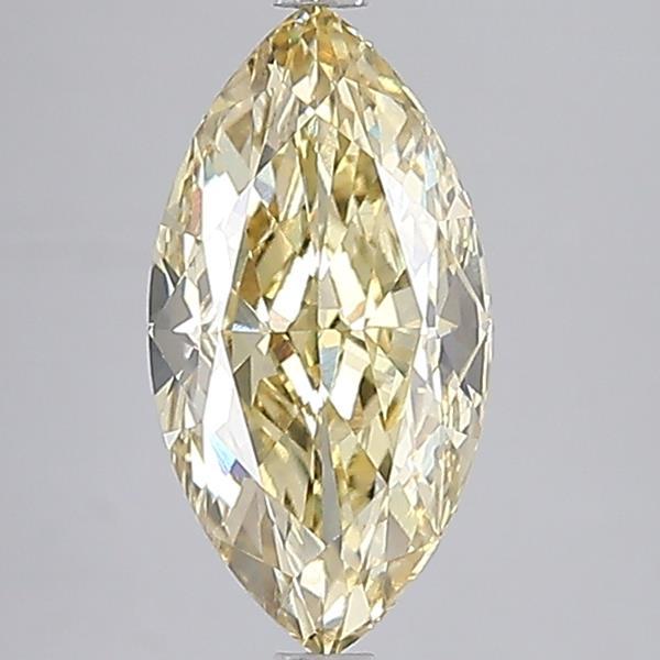 4.01 Ct. Fancy Yellow Marquise Lab Grown Diamond