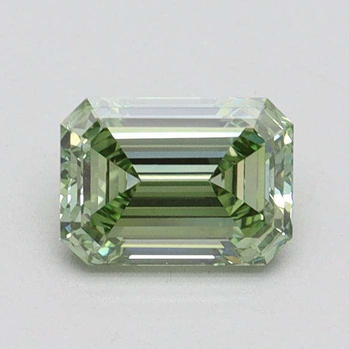 0.81 Ct. Fancy Intense Green Emerald Lab Grown Diamond