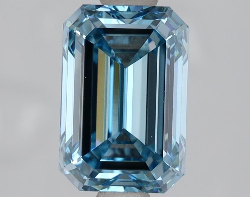 2.02 Ct. Fancy Intense Blue Emerald Lab Grown Diamond
