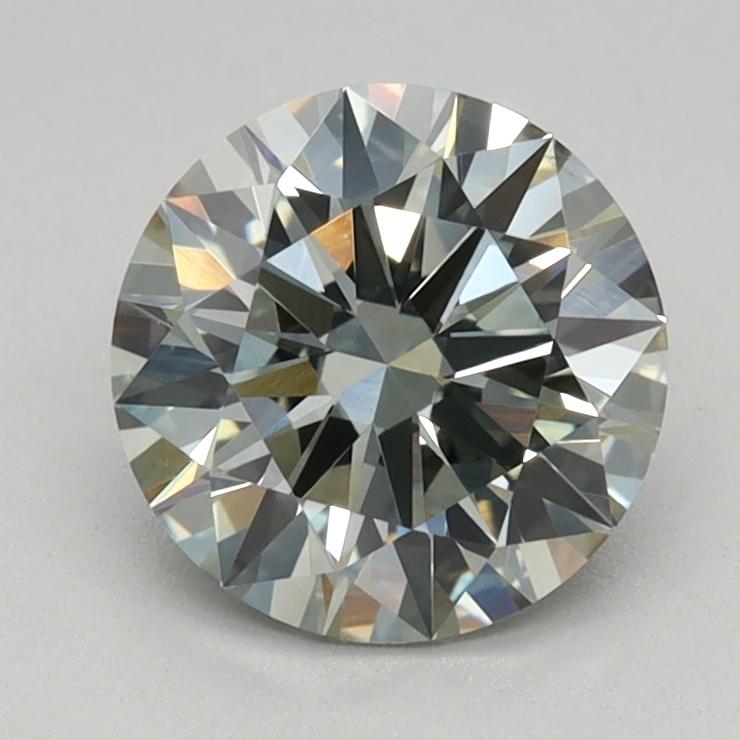 1.06 Ct. Fancy Green Round Lab Grown Diamond