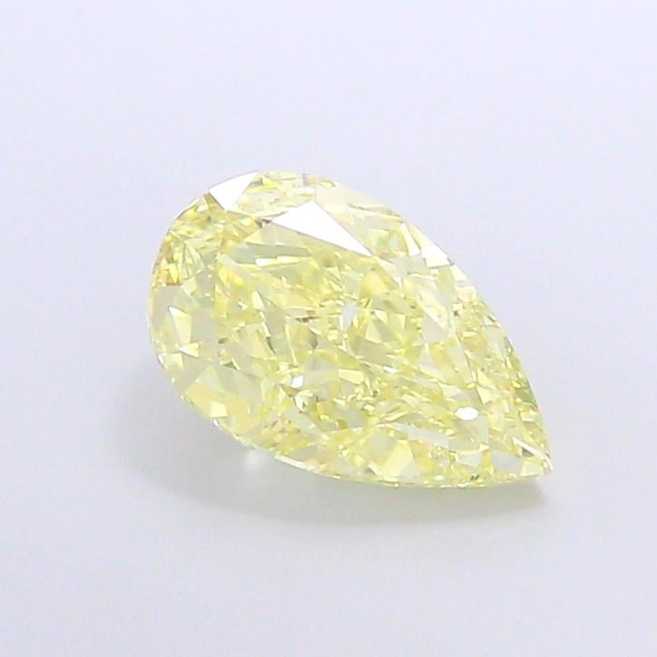 2.91 Ct. Fancy Yellow Pear Lab Grown Diamond