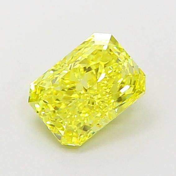 1.42 Ct. Fancy Vivid Yellow Radiant Lab Grown Diamond