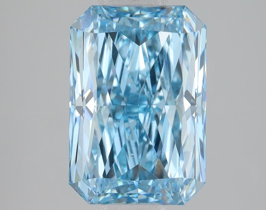 2.99 Ct. Fancy Vivid Blue Radiant Lab Grown Diamond