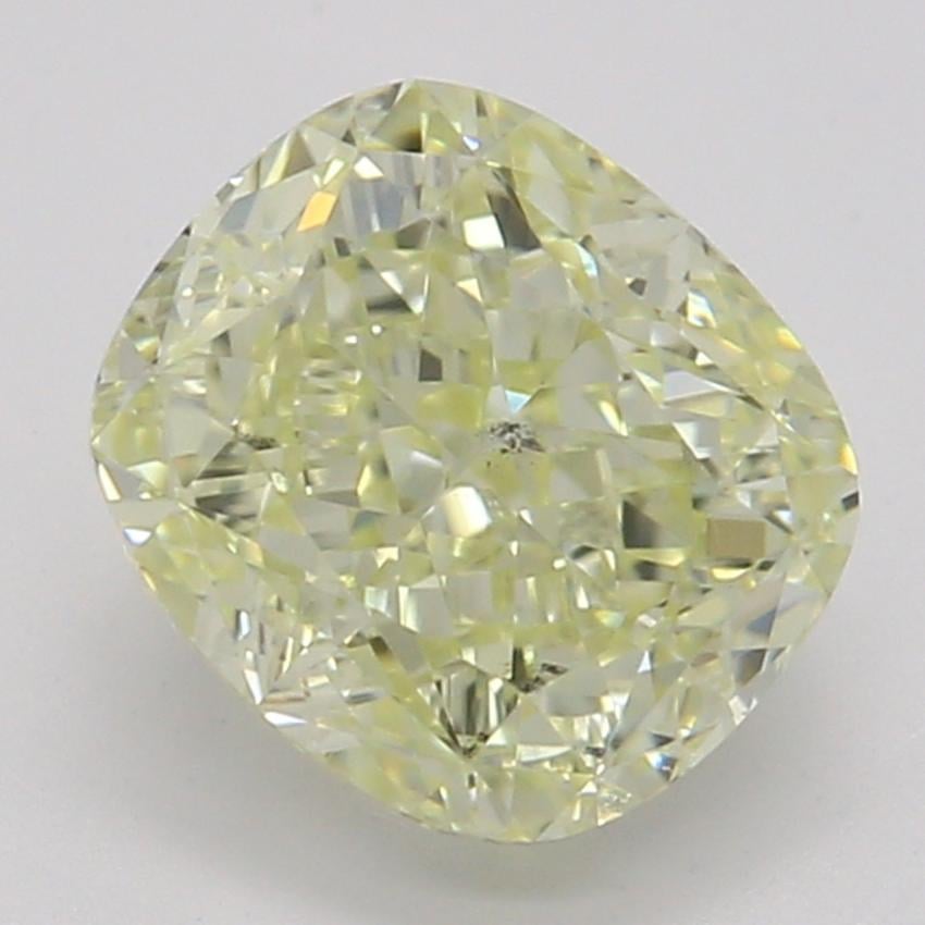 1.01 Ct. Fancy Light Yellow Cushion Diamond