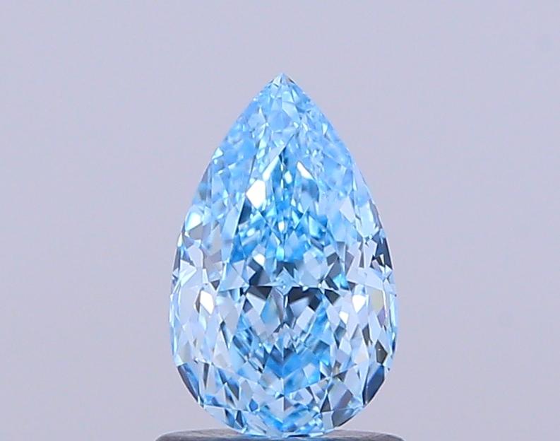 1.02 Ct. Fancy Vivid Blue Pear Lab Grown Diamond