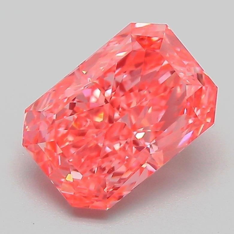 2.11 Ct. Fancy Vivid Pink Radiant Lab Grown Diamond