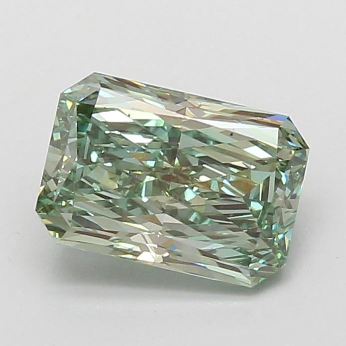 2.01 Ct. Fancy Vivid Green Radiant Lab Grown Diamond