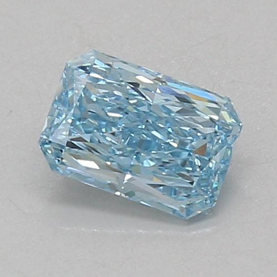 0.86 Ct. Fancy Vivid Blue Radiant Lab Grown Diamond