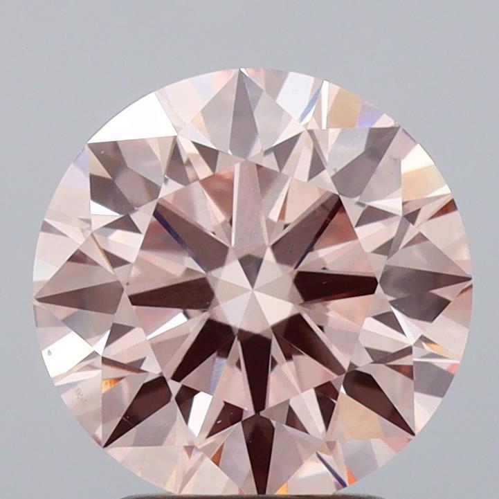 2.58 Ct. Fancy  Pink Round Lab Grown Diamond