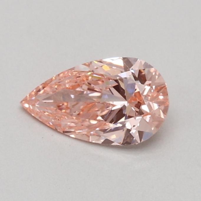 0.30 Ct. Fancy Intense Pink Pear Lab Grown Diamond