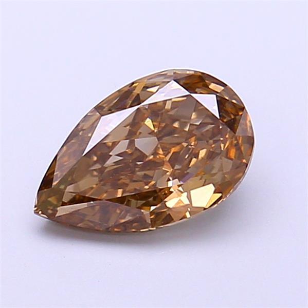 1.01 Ct. Light Brown Pear Lab Grown Diamond