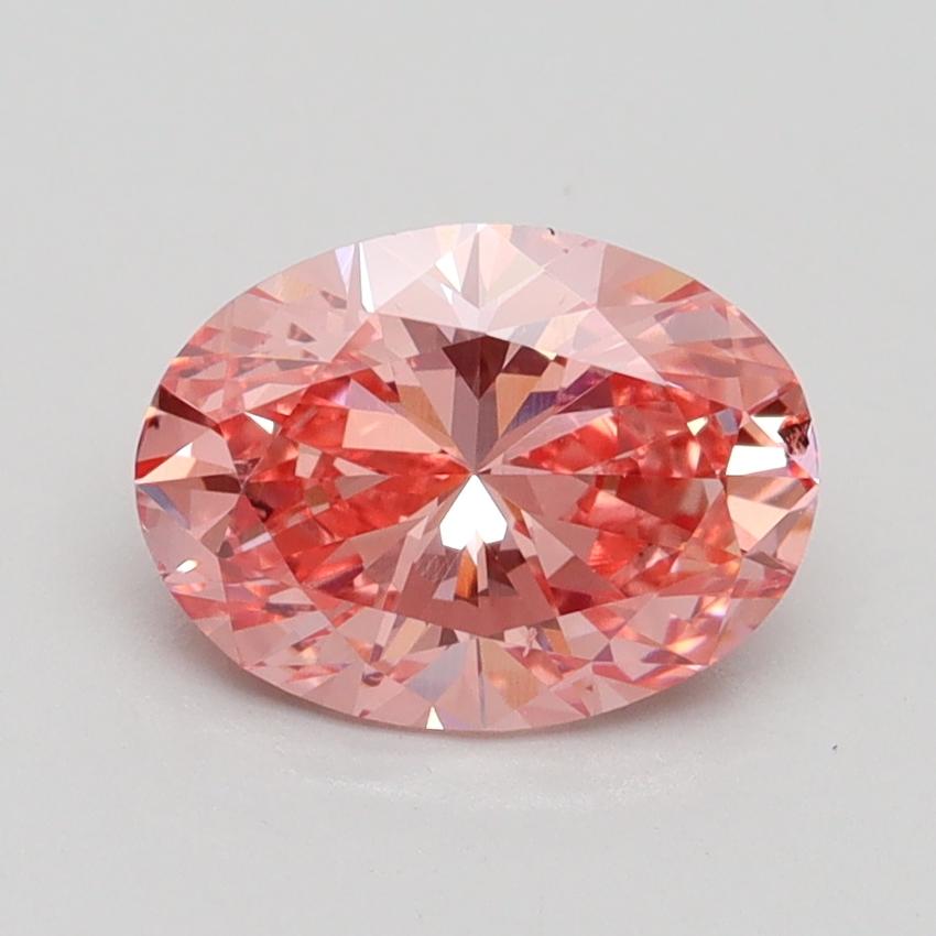 1.50 Ct. Fancy Vivid Pink Oval Lab Grown Diamond