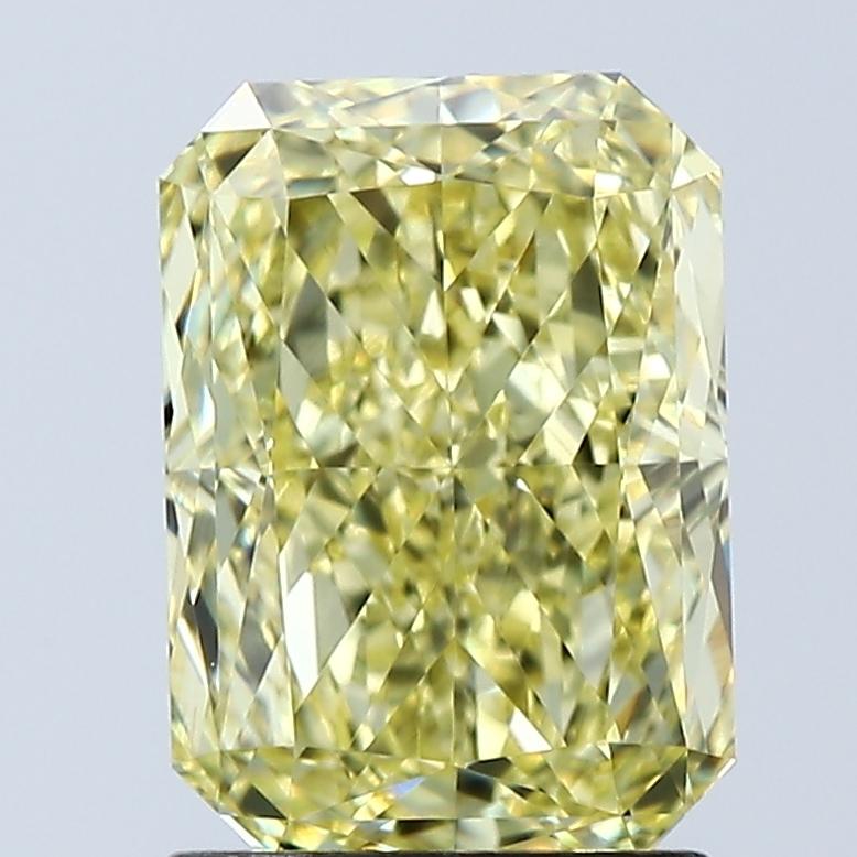 2.05 Ct. Fancy Vivid Yellow Radiant Lab Grown Diamond