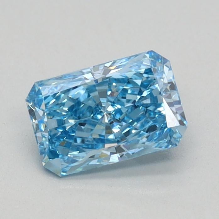 0.46 Ct. Fancy Vivid Blue Radiant Lab Grown Diamond