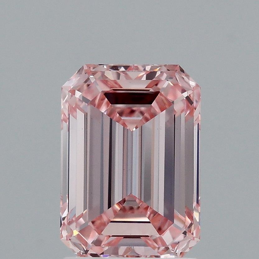 2.02 Ct. Fancy Intense Pink Emerald Lab Grown Diamond