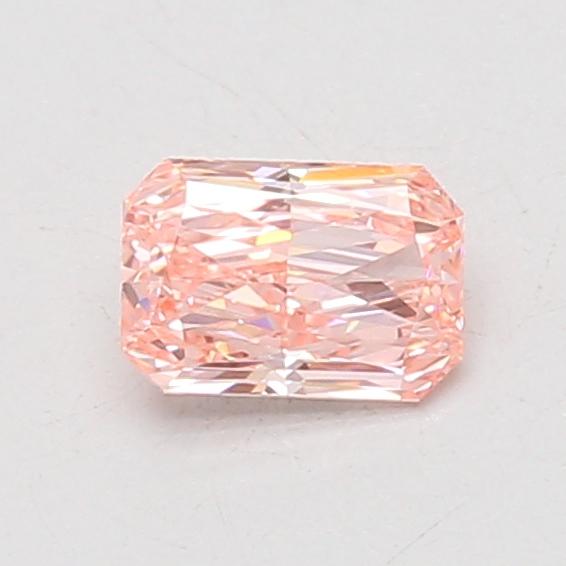 0.59 Ct. Fancy Vivid Pink Radiant Lab Grown Diamond