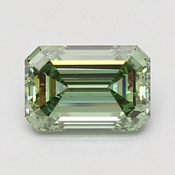 1.08 Ct. Fancy Vivid Green Emerald Lab Grown Diamond