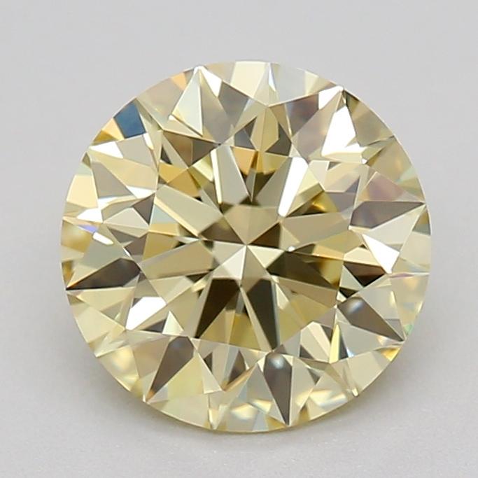 1.04 Ct. Fancy Light  Yellow Round Lab Grown Diamond